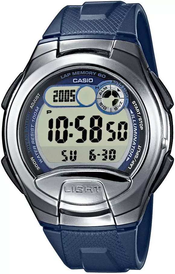 Casio W-752 W-753 W-755 Orijinal Lacivert Plastik Saat Kordonu
