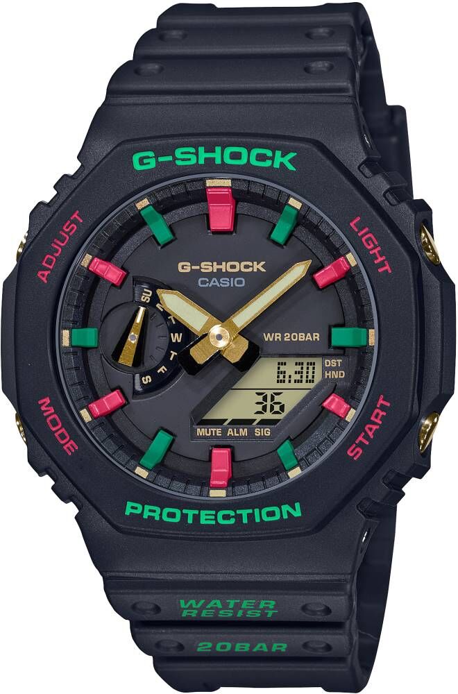 Casio G-Shock GA-2100 Siyah Renk Plastik Orijinal Shock Lastiği Kasa Silikonu