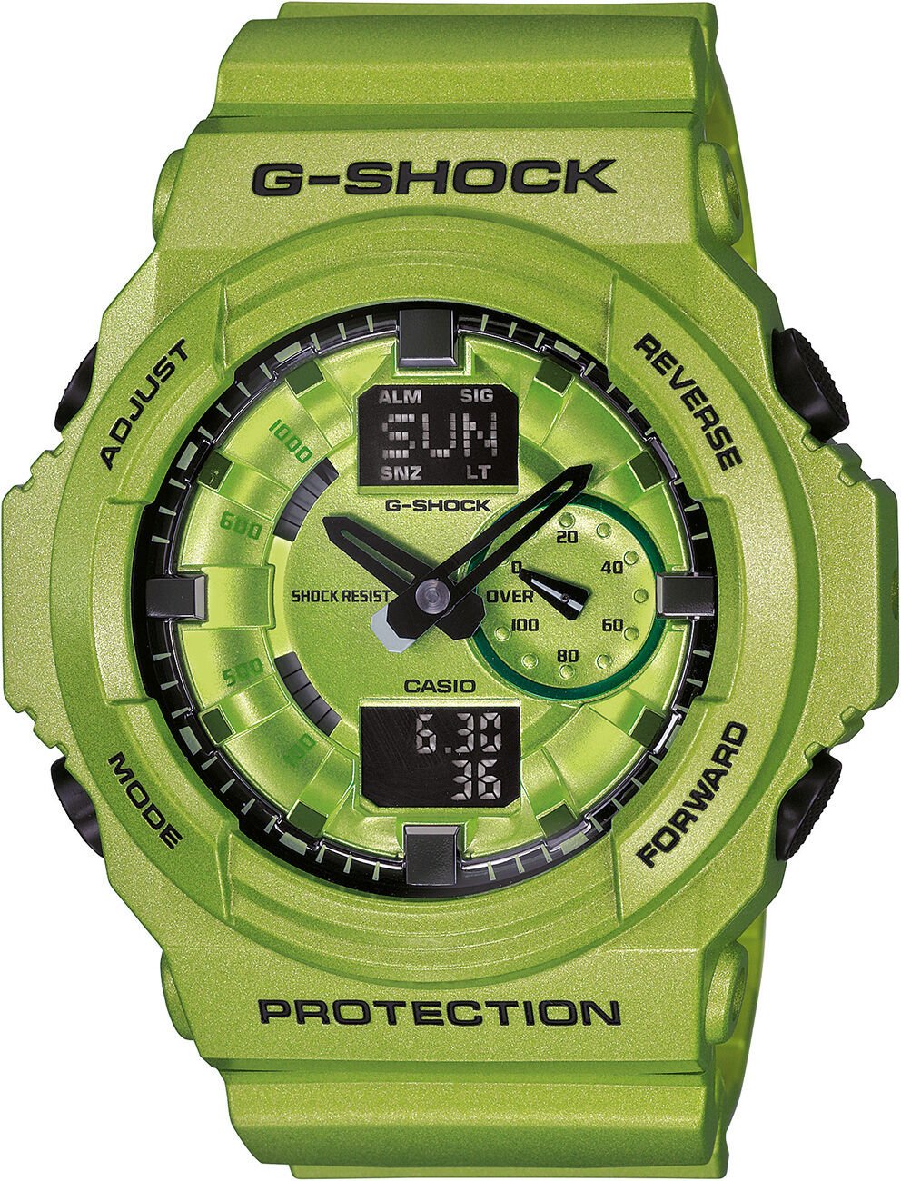 Casio G-Shock GA-150 Yeşil Orijinal Silikon Saat Kordonu