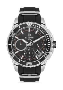 Hislon MS143T-04BS Siyah Erkek Kol Saati