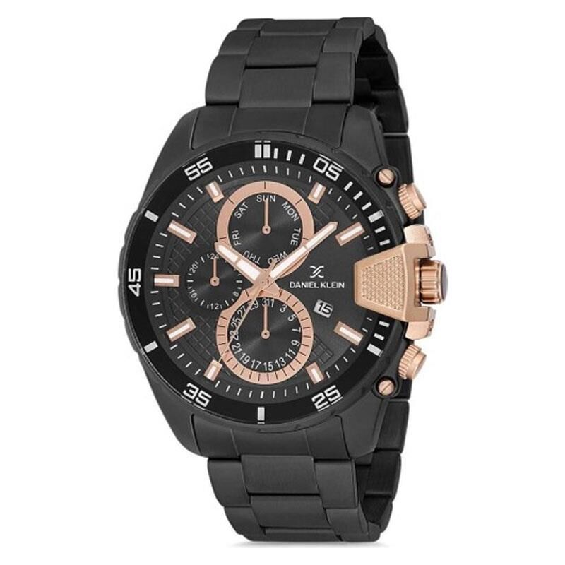 Daniel Klein DK102-012236B Siyah Çelik Erkek Kol Saati