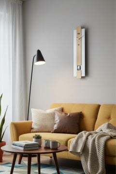 Regal Ultima Sarkaçlı Ahşap Modern Tasarım Duvar Saati