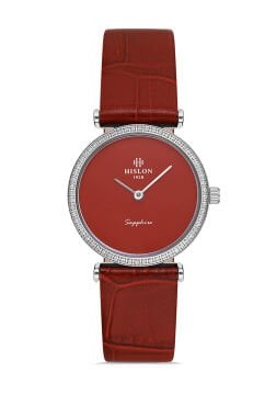 Hislon QL119S-14KS Kırmızı Kadın Kol Saati