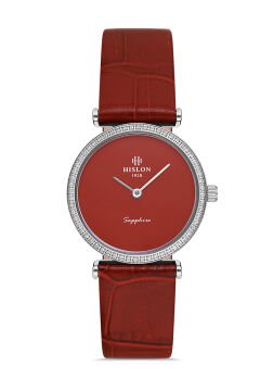 Hislon QL119S-14KS Kırmızı Kadın Kol Saati