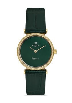 Hislon QL119G-15YG Yeşil Kadın Kol Saati