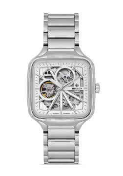 Hislon SD166S-02SS İskelet Tasarım Kare Otomatik Erkek Kol Saati