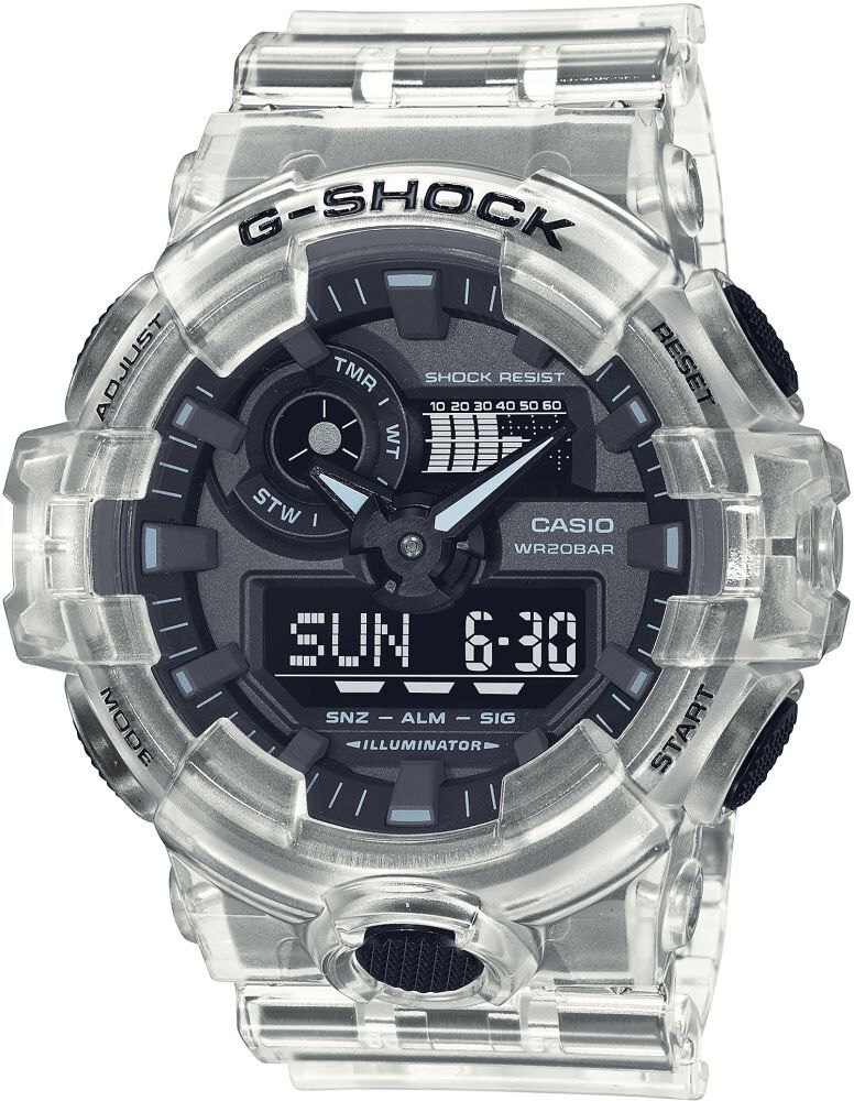 Casio G-Shock GA-700 Şeffaf Plastik Orijinal Saat Kordonu