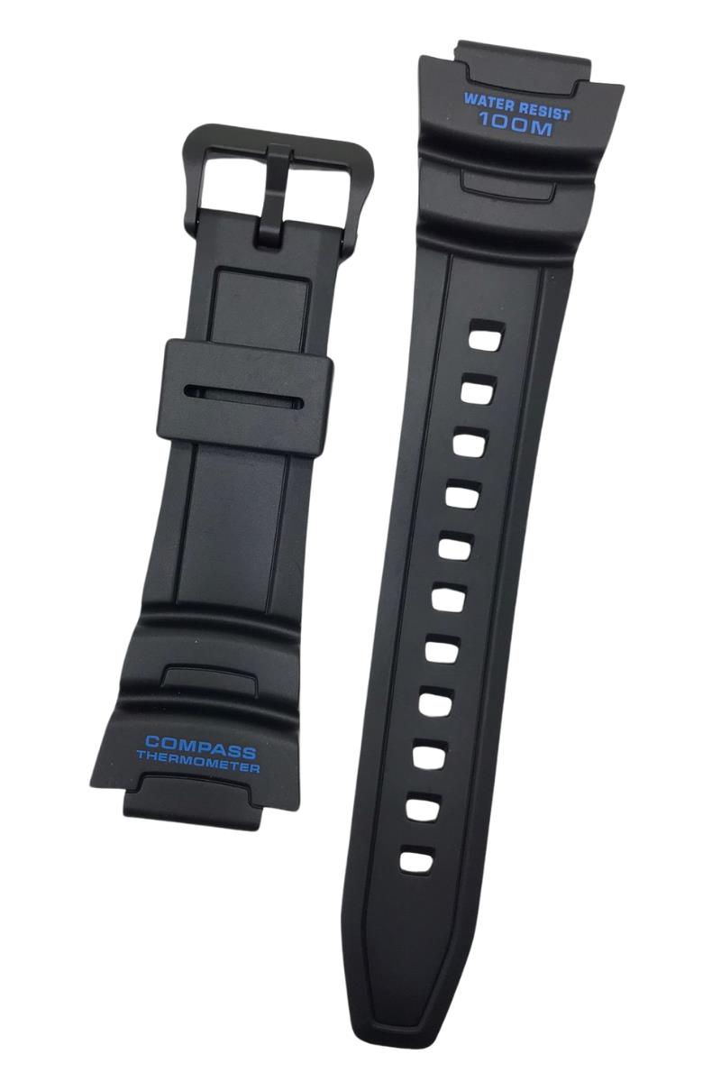 Casio SGW-500-2B Siyah Orijinal Silikon Saat Kordonu