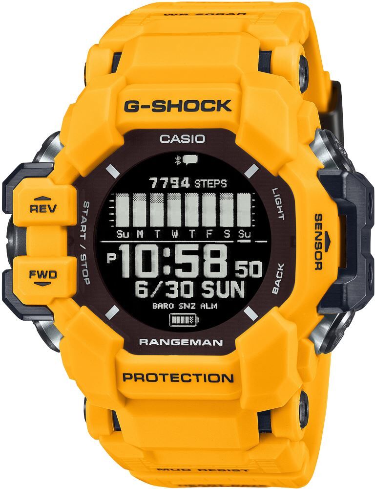 Casio G-Shock GPR-H1000 Sarı Renk Plastik Orijinal Shock Lastiği