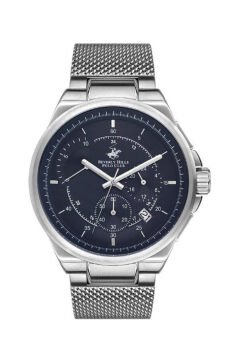 Beverly Hills Polo Club BH9096-01 Hasır Çelik Erkek Kol Saati