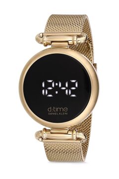Daniel Klein d:time Dokunmatik Led Sarı Kadın Kol Saati 841364