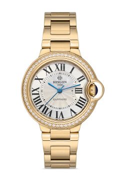 Hislon QL120G-10SG Taşlı Kadın Kol Saati