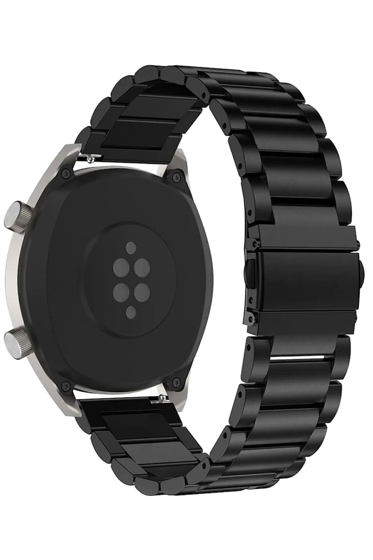 Huawei Watch Gt Gt2 Gt2 Pro Uyumlu Classic Çelik Metal Kordon Akıllı Saat Kordonu 22 mm