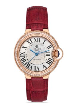 Hislon QL120T-02KT Taşlı Kadın Kol Saati