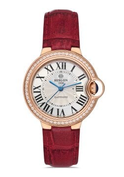 Hislon QL120T-02KT Taşlı Kadın Kol Saati