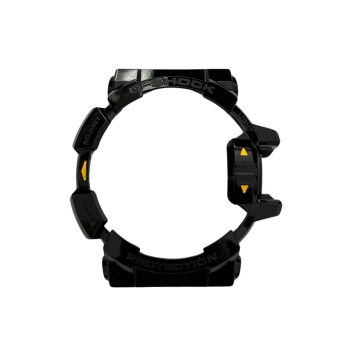 Casio G-Shock GBA-400 Parlak Siyah Orijinal Shock Lastiği Kasa Silikonu - Sarı Detaylı