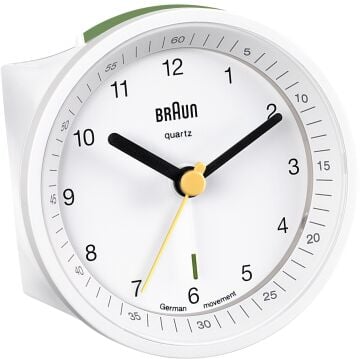 BRAUN BNC007WHWH ALARMLI MASA SAATİ IŞIKLI BEYAZ