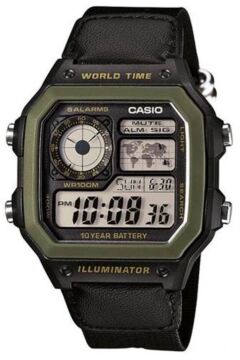 Casio AE-1200WHB-1BVDF ''Casio Royale'' Dijital Erkek Kol Saati - 10 Yıl Pil Ömrü
