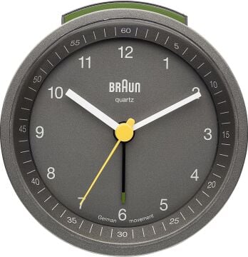 BRAUN BNC007GYGY ALARMLI MASA SAATİ IŞIKLI GRİ