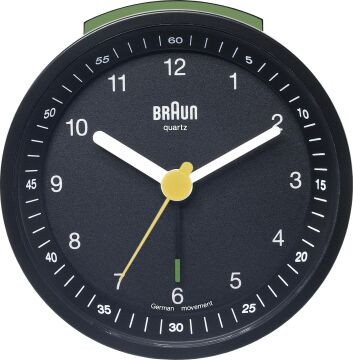 BRAUN BNC007BKBK ALARMLI MASA SAATİ IŞIKLI SİYAH