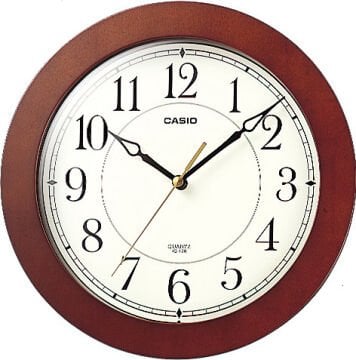 Casio IQ-126-5DF Yuvarlak Rakamlı Duvar Saati