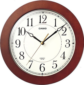 Casio IQ-126-5DF Yuvarlak Rakamlı Duvar Saati