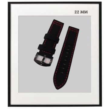 9149RD 22 MM SİYAH KORDON