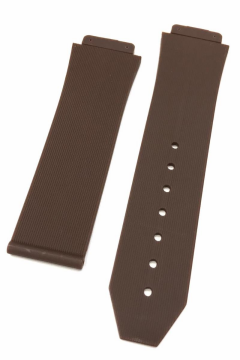 Hublot Big Bang Classic Fusion Uyumlu Kahverengi Silikon Saat Kordonu