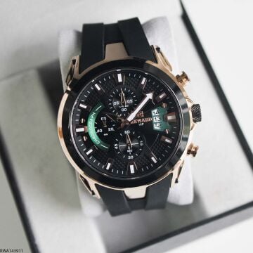 Reward RWA143911 Erkek Kol Saati Rose Gold Kasa Siyah Silikon Kordon Aktif Kronograf