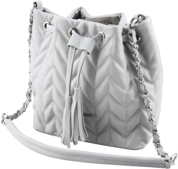 Daniel Klein DKB2018-09 Kadın Gri Büzgülü Askılı Çanta