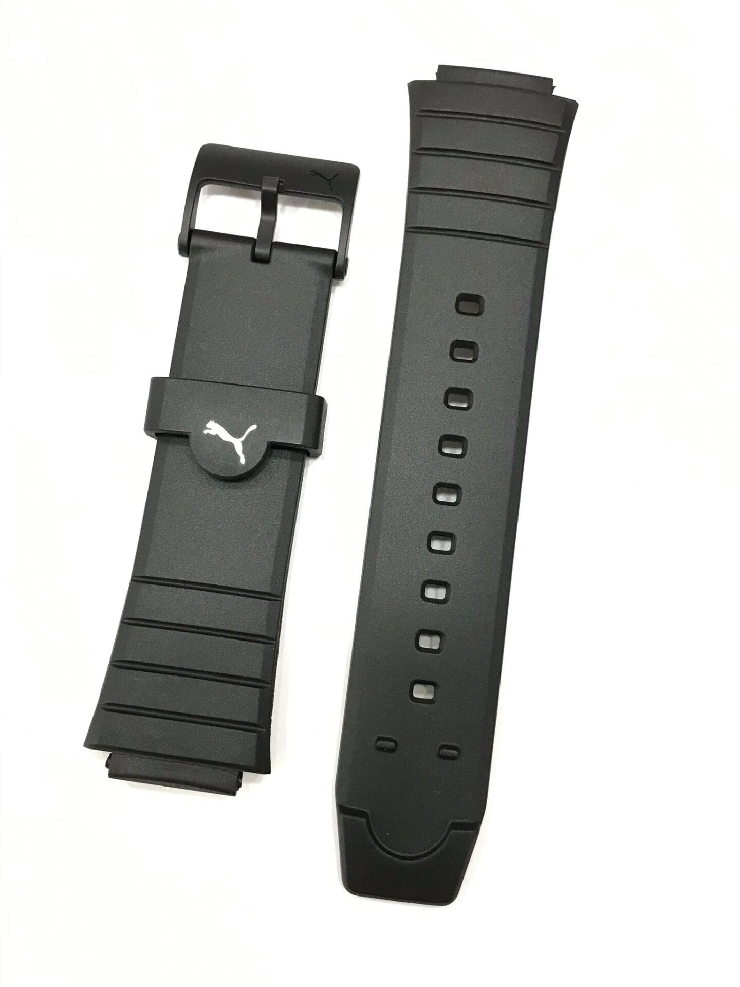 Siyah/Turuncu Renk Orijinal Silikon Saat Kordonu PU911281002