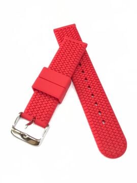 24 mm Spor Tasarım Suya Dayanıklı Renkli Kauçuk Saat Kordonu