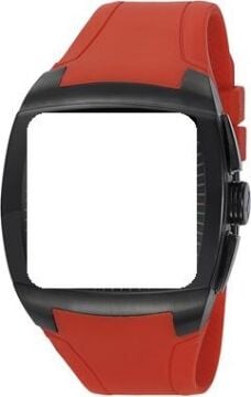 PU102721001 Kırmızı Renk Orijinal Silikon Saat Kordonu Kayışı