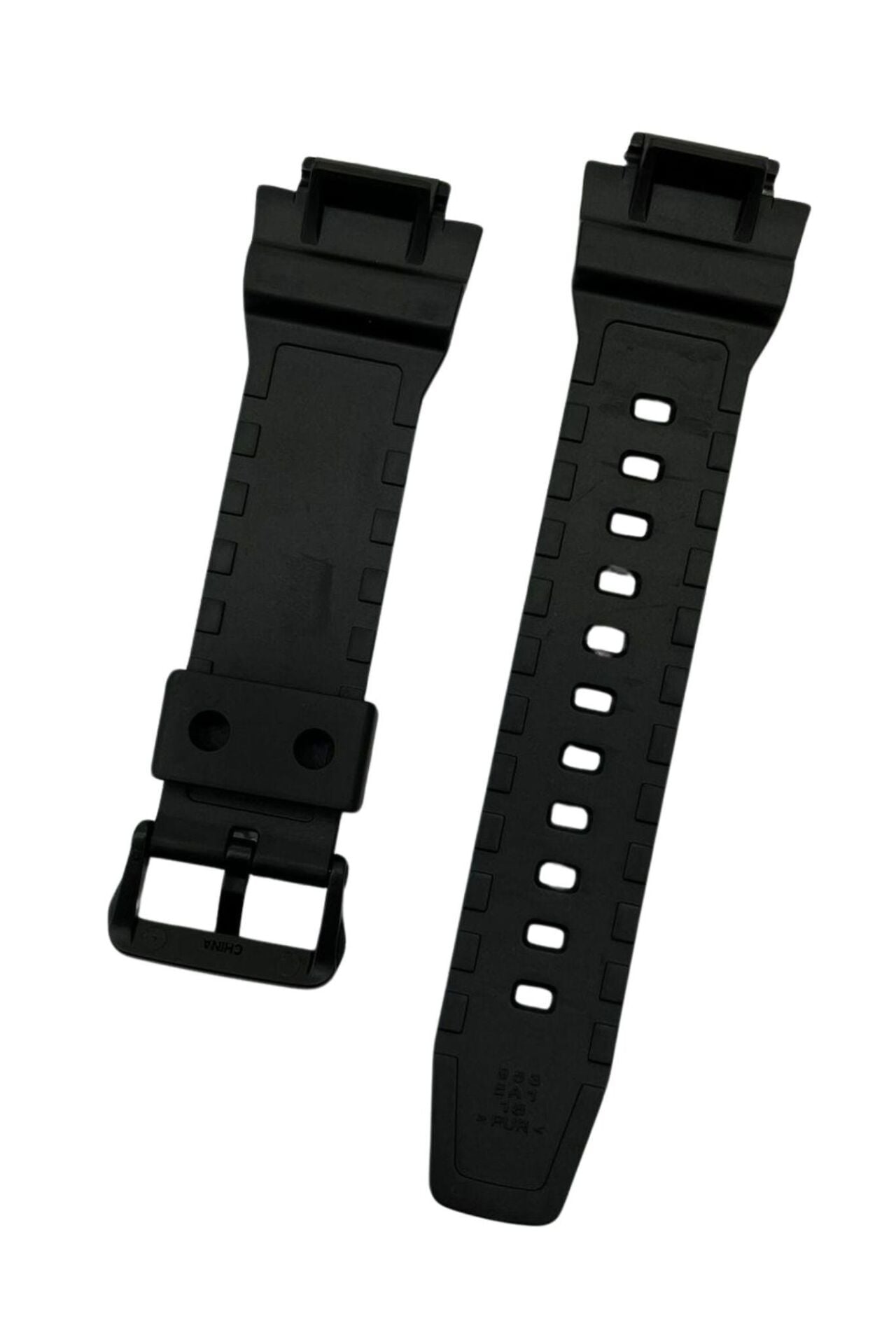 Casio AE-1500 DW-391 W-737 WS-1500 WS-1700 Orijinal Siyah Renk Silikon Saat Kordonu