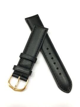 20 mm Düz Yumuşak Hakiki Deri Saat Kordonu Kayışı