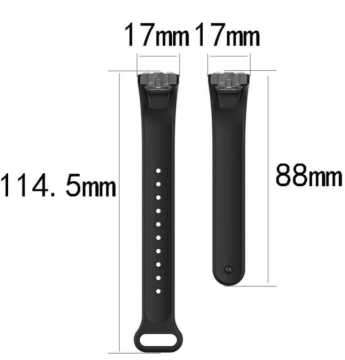 Samsung Galaxy Fit SM-R370 Uyumlu Silikon Saat Kordonu Kayışı