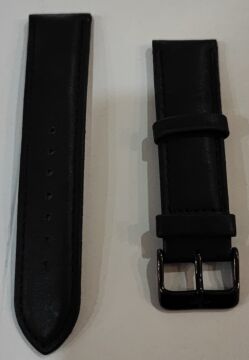 WICKERS 22 MM SİYAH DERİ KORDON
