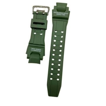 Casio G-Shock GA-1000 GA-1100 Uyumlu Yeşil Plastik Saat Kordonu