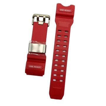 Casio G-Shock GWG-1000 Uyumlu Kırmızı Plastik Saat Kordonu