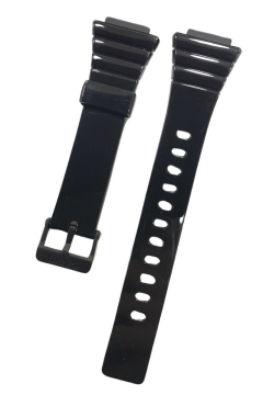 Casio W-215 Orijinal Silikon Siyah Saat Kordonu