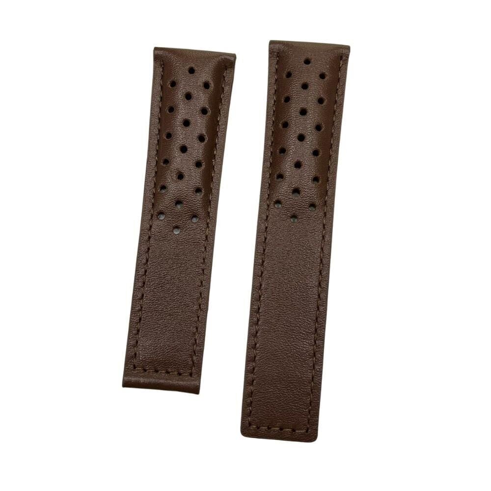 Tag Heuer 22x20 mm Kahverengi Hakiki Deri Saat Kordonu