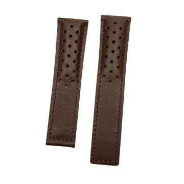 Tag Heuer 22x20 mm Kahverengi Hakiki Deri Saat Kordonu