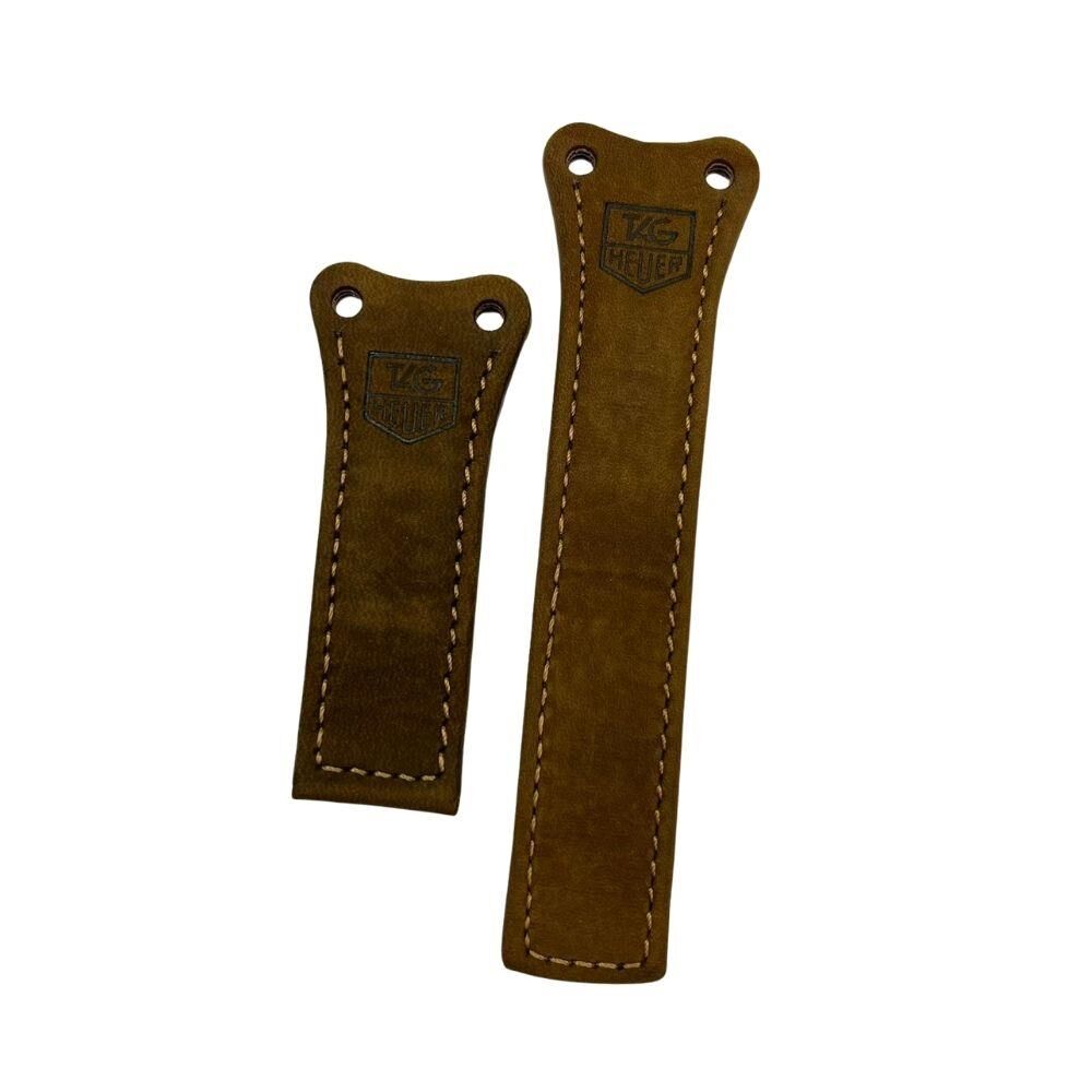 Tag Heuer West Mc Laren Kahverengi Süet Deri Saat Kordonu