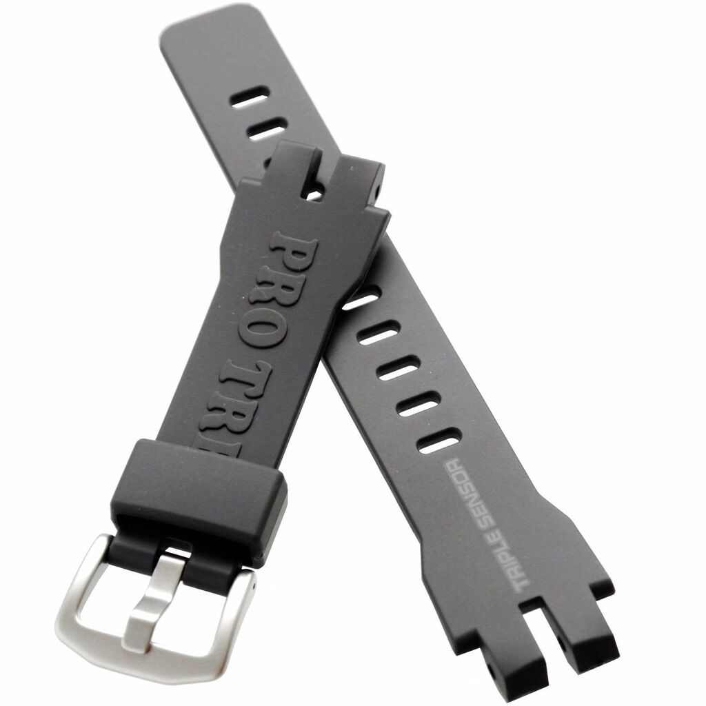 Casio PRG-300 PRW-3100 Gri Orijinal Silikon Saat Kordonu