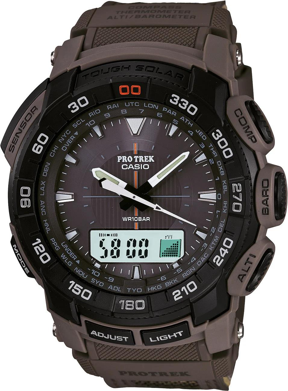 Casio Protrek PRG-240R PRG-250B PRG-550B Orijinal Nato Bez Saat Kordonu