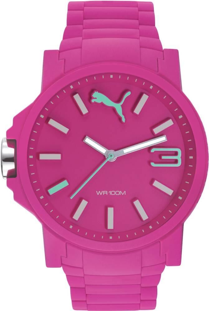 Puma PU104311003 Pembe Orijinal Silikon Saat Kordonu