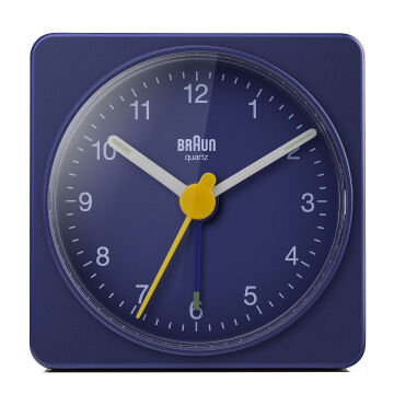 Braun BC02BL Küçük Boy Mavi Klasik Alarmlı Masa Saati
