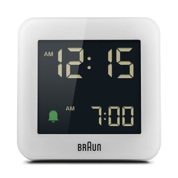 BRAUN BC09W BEYAZ DİJİTAL ALARMLI MASA SAATİ