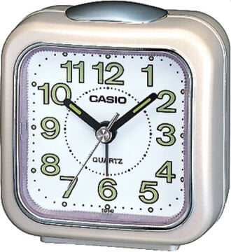 Casio Klasik TQ-142-7DF Beyaz Alarmlı Işıklı Masa Saati