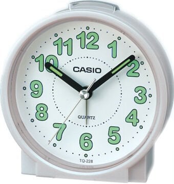 Casio Klasik TQ-228-7ADF Beyaz Alarmlı Masa Saati